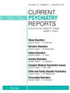 Current Psychiatry Reports杂志封面
